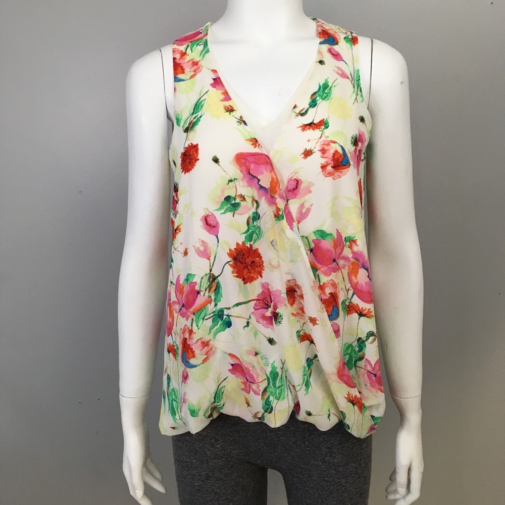 Rose + Olive Shirt Sleeveless Floral
